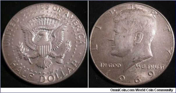 USA 'Kennedy' half dollar