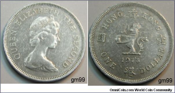 Queen Elizabeth The Second,
1 Dollar