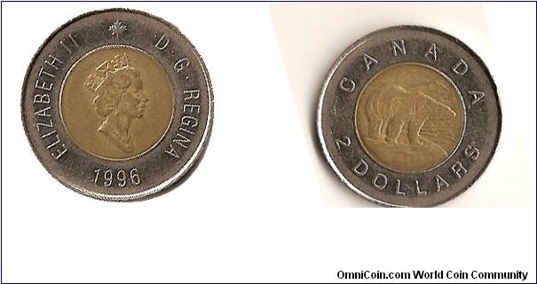 2 dollar bi-mettalic