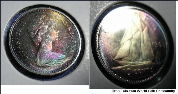 Proof-like, rainbow toned.  In hand looks 300% better.