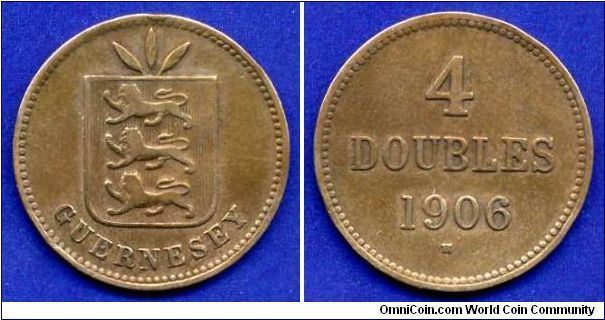 4 doubles.
Edward VII (1901-1910).
'H'- Heaton mint, Birmingham.


Br.