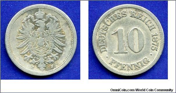 10 pfennig.
German empire.


Cu-Ni.