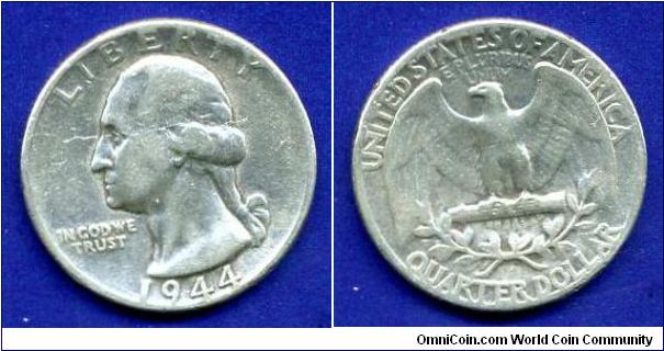 Quarter dollar.

Ag.