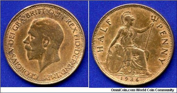 Half penny.
George V (1910-1936).



Br.