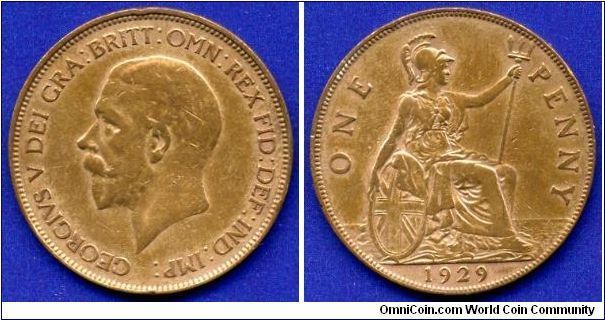 1 penny.
George V (1910-1936).


Br.