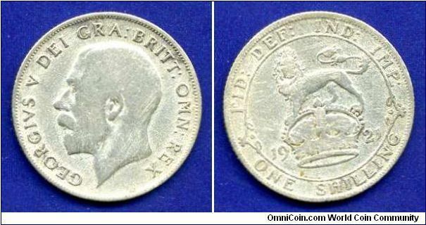 1 shilling.
George V (1910-1936).


Ag500f. 5,65gr.