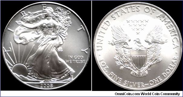 The 2008 silver eagle