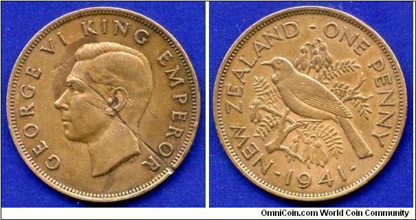1 penny.
George VI (1936-1952) King & Emperor.


Br.