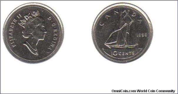 1996 10 cents