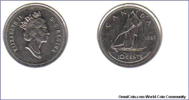 1997 10 cents