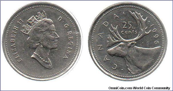 1996 25 cents