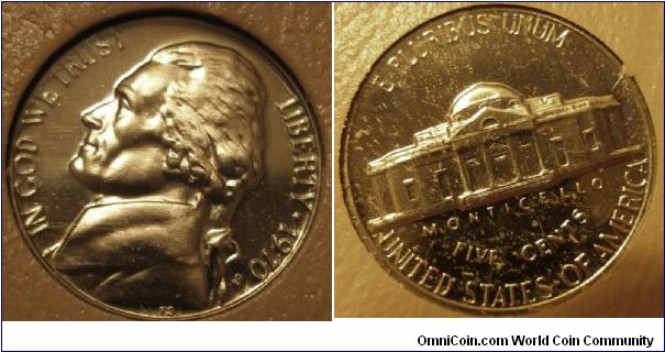 1970S Proof Jefferson Nickel Doubled Die Reverse




B2G6H7