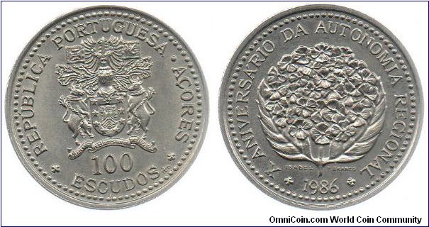 1986 100 Escudos