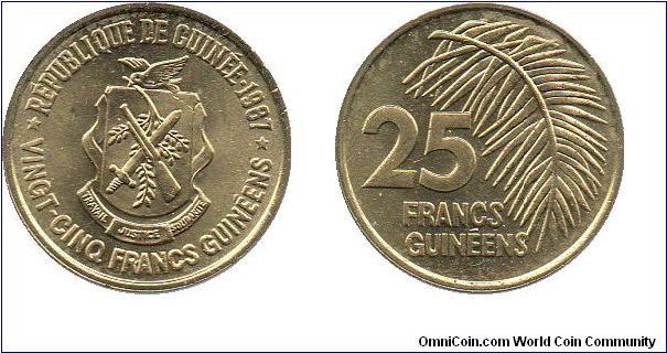 1987 25 Francs