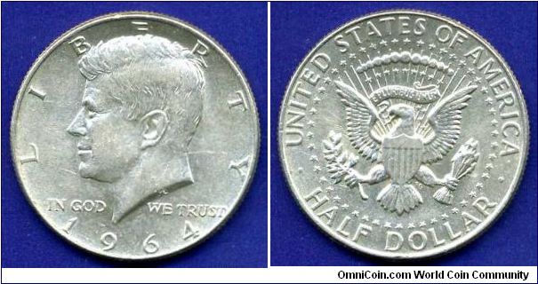 Silver half dollar.






Ag.