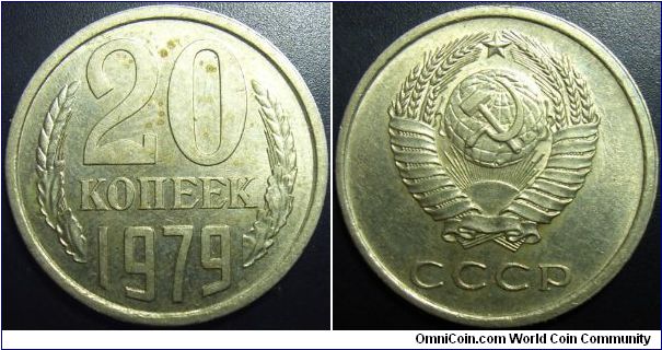 Russia 1979 20 kopeks.
