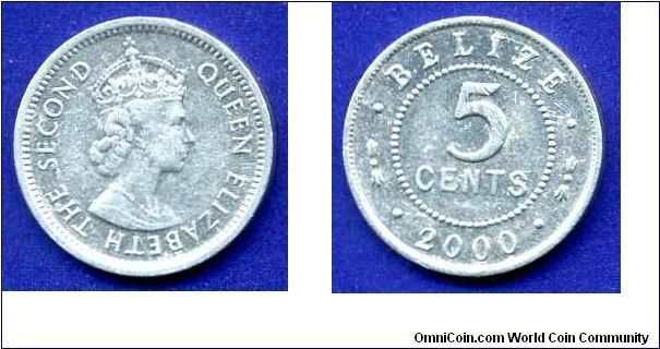 5 cents.
*BELIZE*.
Elizabeth II.


Al.