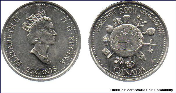 2000 25 cents - Community