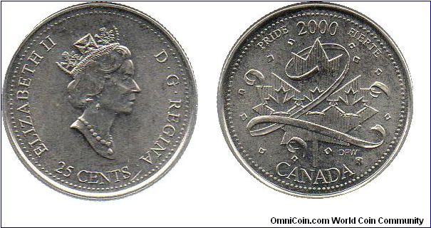 2000 25 cents - Pride