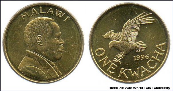 1996 1 Kwacha - Eagle