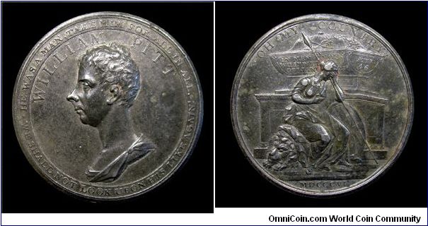 Death of William Pitt - White metal Mm. 53