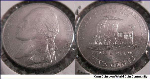 USA P 'Lewis & Clark' five cent