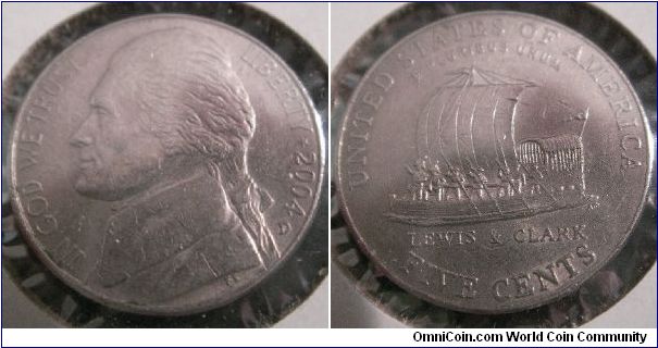 USA D 'Lewis & Clark' five cent