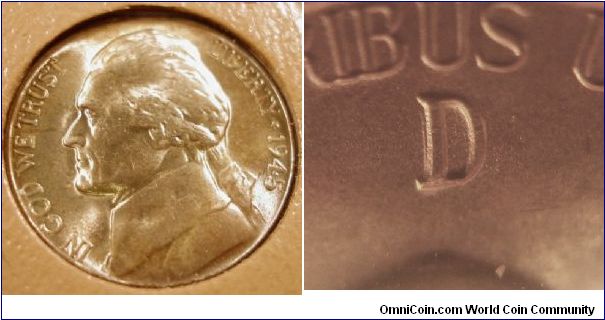 1945D Silver Jefferson Nickel Repunched Mintmark RPM-006




B2G7H1