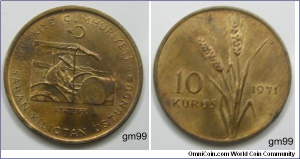 10 Kurus (1971-1974) FAO