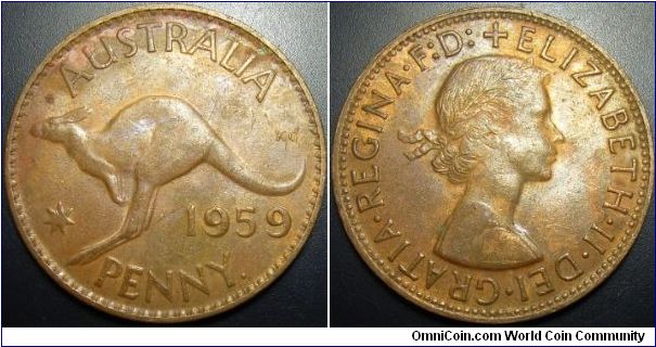 Australia 1959 1 penny.