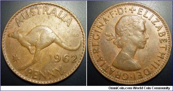 Australia 1962 1 penny.