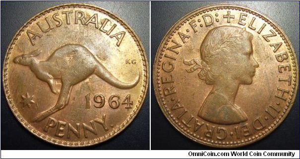 Australia 1964 1 penny.