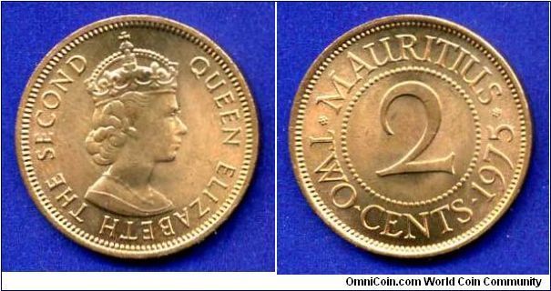 2 cents.
Elizabeth II.
Mintage 5,200,000 units.


Br.