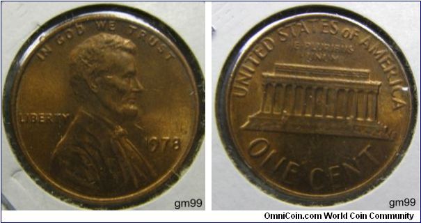 1978 Lincoln ONE CENT