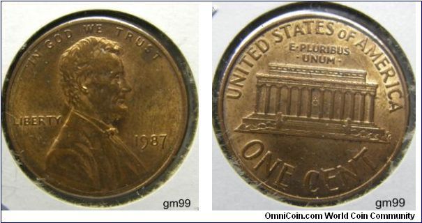 1987 LINCOLN CENT