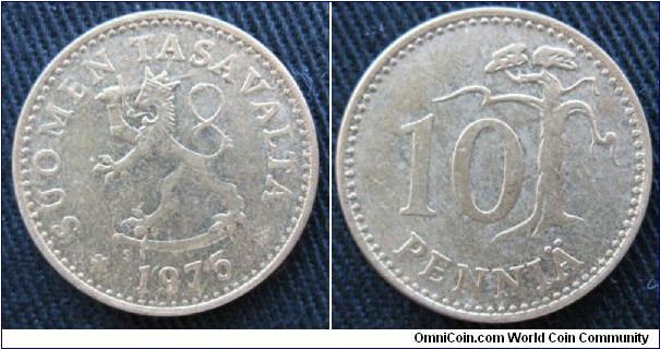 Finland, 10 pennia, Al-Bronze, S mint