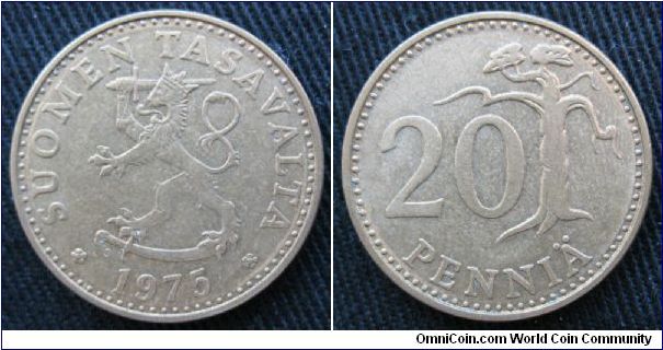 Finland, 20 pennia, Al-Bronze, S mint