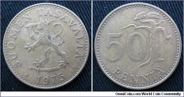 Finland, 50 pennia, Al-Bronze, S mint