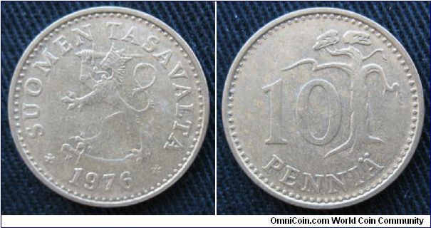 Finland, 10 pennia, Al-Bronze