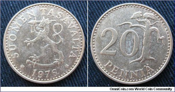 Finland, 20 pennia, Al-Bronze, K mint