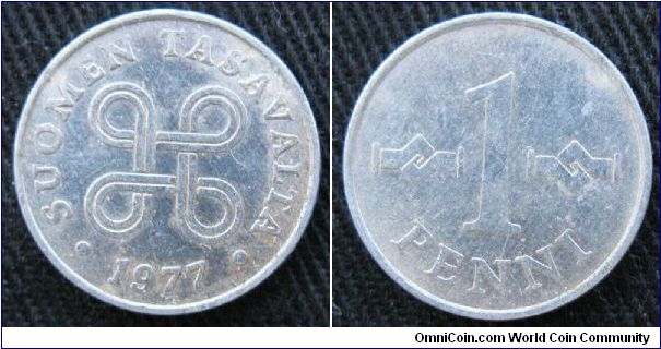 Finland, 1 pennia, Al