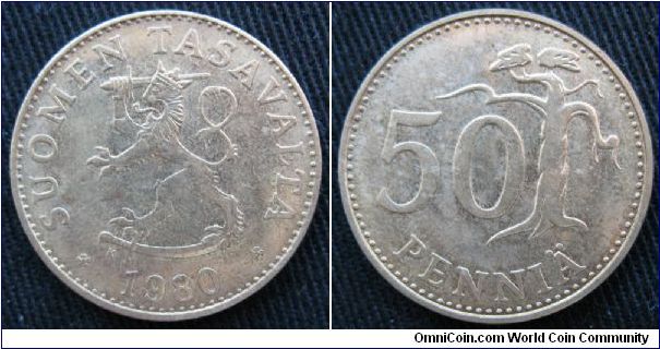 Finland, 50 pennia, Al-Bronze, K mint