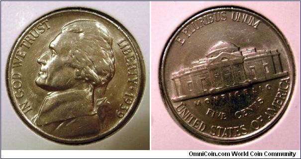 1939 Jefferson Nickel