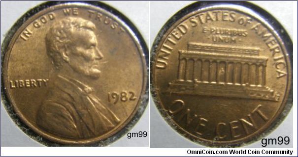1982 LINCOLN ONE CENT