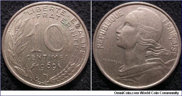 Francaise pre-Euro 10 cent