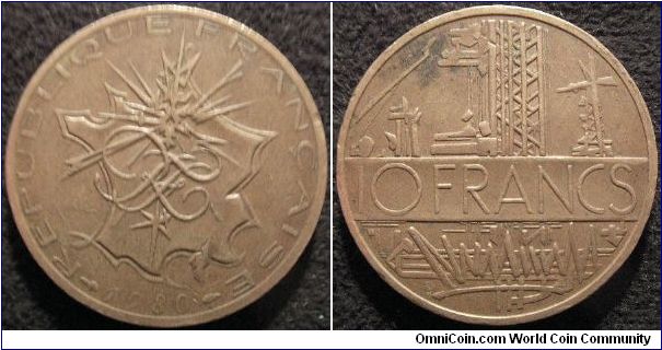 Francaise pre-Euro 10 franc