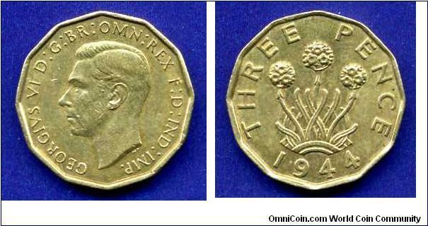 3 pence.
George VI (1936-1952) rex & Ind.Imp.


Br.