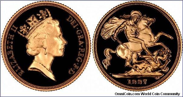 The last date of the Maklouf portrait, 1997 with a mintage of 7,500 individual pieces.