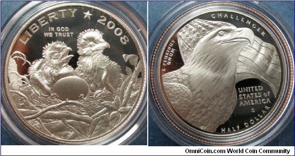 2008-S 2008-S Bald Eagle Commemorative Proof Clad Half Dollar