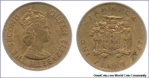 Jamaica 1967 1 penny